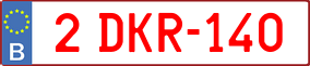 Truck License Plate